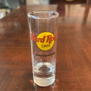 Hard Rock Cafe Amsterdam 4" Shooter Shot Bar Glass